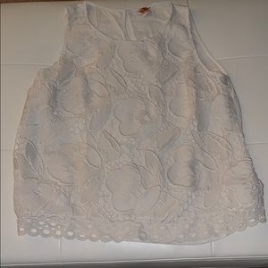 EUC Merona Lace Shift Tank Top